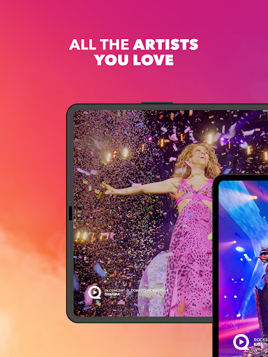 Screenshot of Qello Concerts