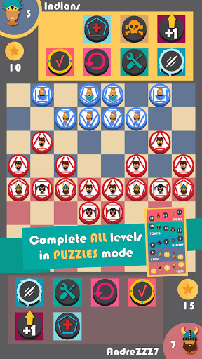 Chess & Checkers mix puzzles Screen 3
