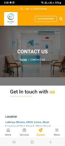 DR. RAOS CLINIC Screen 3