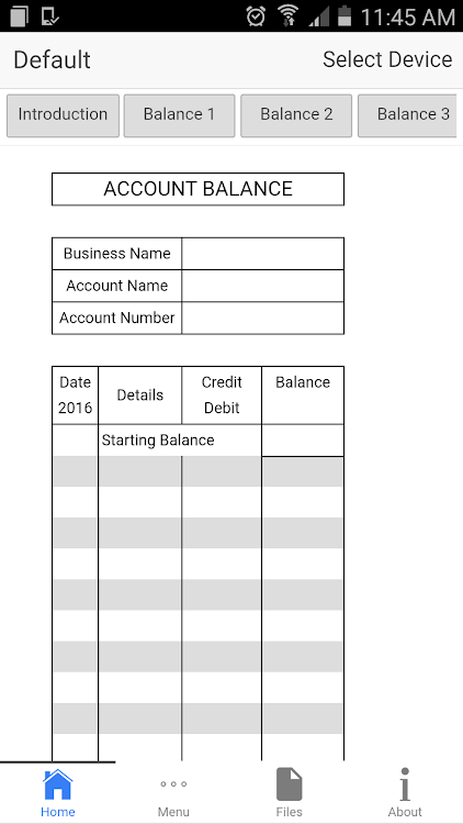Accounts Balance - 0.0.4 - (Android)