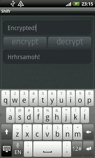 Shifr (Cypher) Screen 2