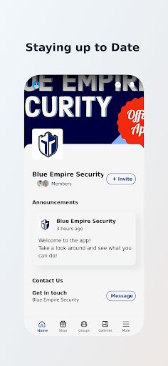 Blue Empire Security Screen 3