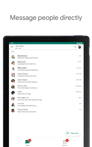 Google Chat screenshot