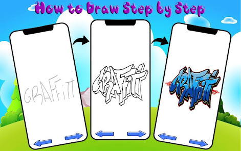 How to Draw Graffiti - Learn D 2.0 APK + Mod (Free purchase) for Android