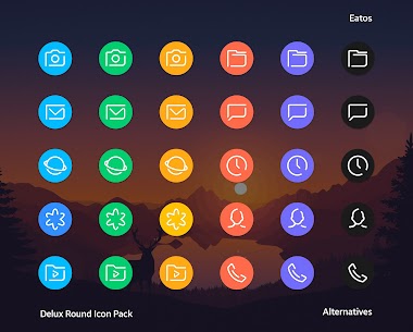 Delux Round Icon Pack Patched Apk 5