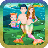 Mermaid New Born Baby icon
