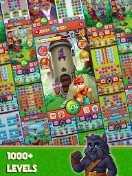 Cat Heroes - Match 3 Puzzle