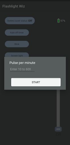 Android application Flashlight Wiz screenshort