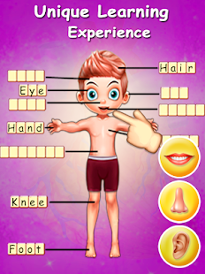 Kids Body Parts Learning Screenshot
