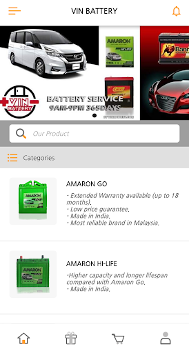 VIN BATTERY SUPPLIES Screen 2