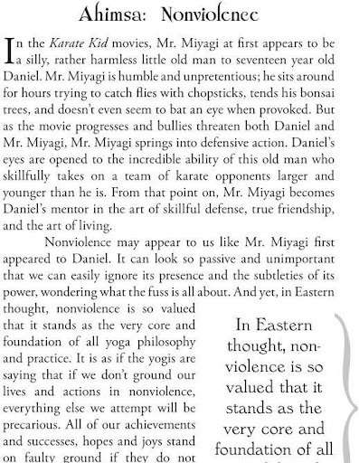 The Yamas and Niyamas