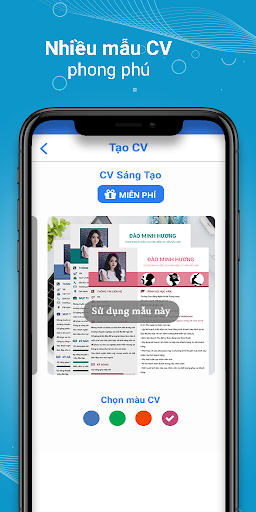 Top mẫu cv xin việc online đẹp Screen 3