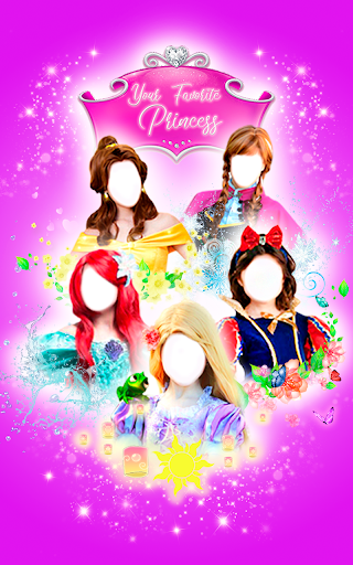 Android application Princess Costume & Hair editor screenshort