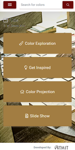 Android application Color Swatch screenshort