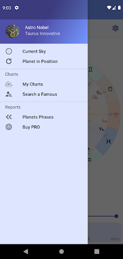 Android application Astro Nobel - Astrology screenshort