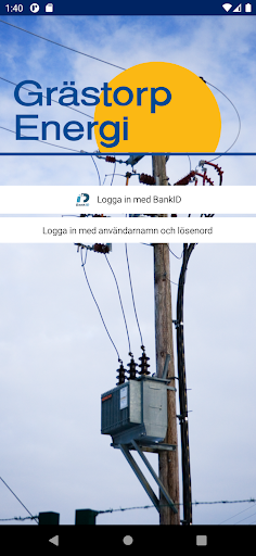 Android application Grästorp Energi screenshort