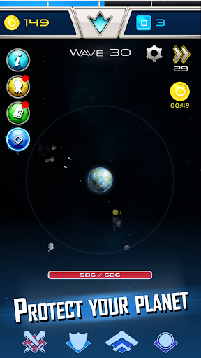 Android application Idle Defense screenshort