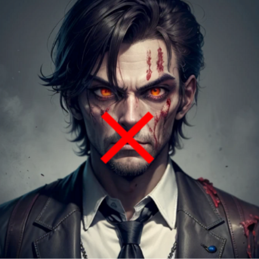 バツ消しゾンビ紳士