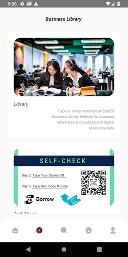 Android application CamEd Mobile screenshort