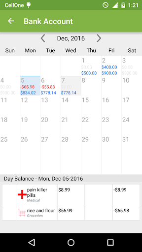 aCheckbook  Account Manager