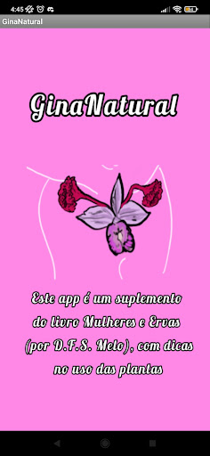 Android application GinaNatural screenshort