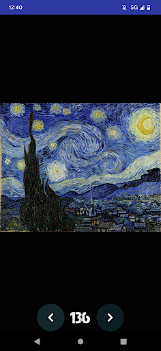 Android application Van Gogh Famous Art Paintings screenshort
