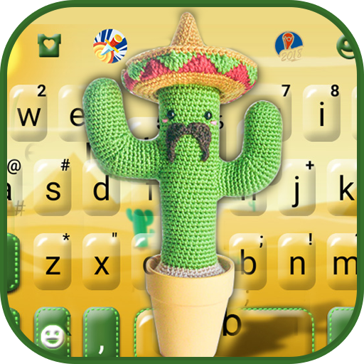 Knitted Cactus Keyboard Theme