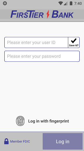 FirsTier Bank Biz Screen 2