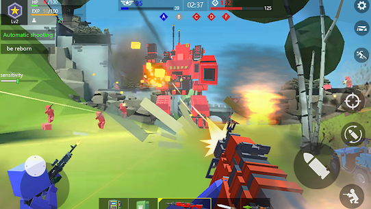 تحميل لعبة Pixel Shooter: Combat FPS مهكرة وكاملة 2023 2