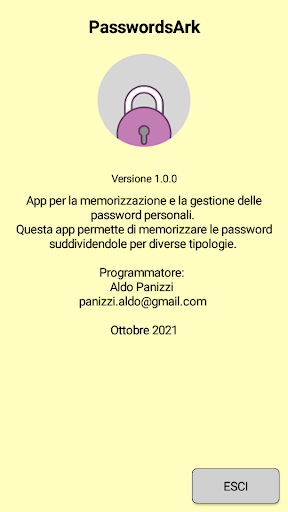 PasswordsArk Screen 2