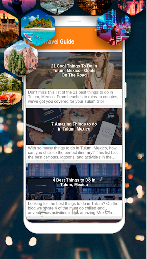 Android application Tulum Guide - Things to Do screenshort