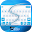 SlideIT Abstract Blue Skin Download on Windows