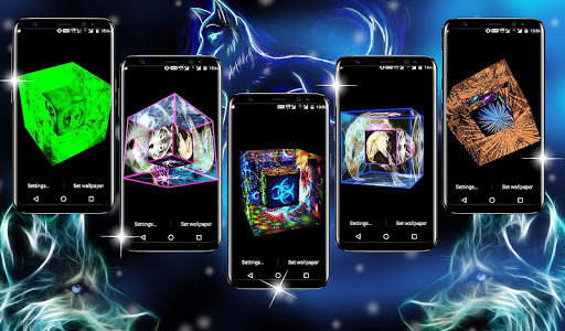 Amazing Cube Live Wallpaper Screen 2