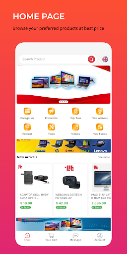 Android application Thearun Computer screenshort