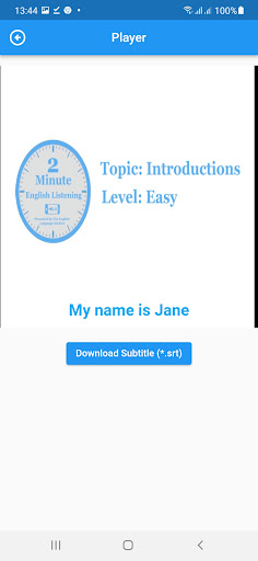 Automatic Subtitle Generator Screen 3