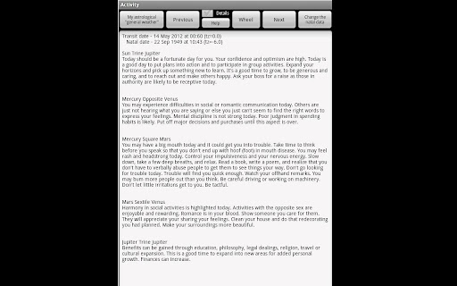 Transits for Tablets Screen 2