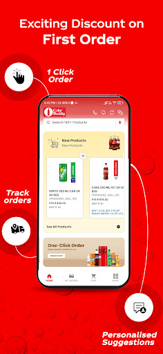 Android application Coke Buddy for HCCB screenshort