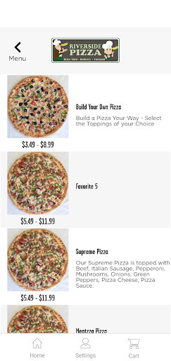 Riverside Pizza Screen 3
