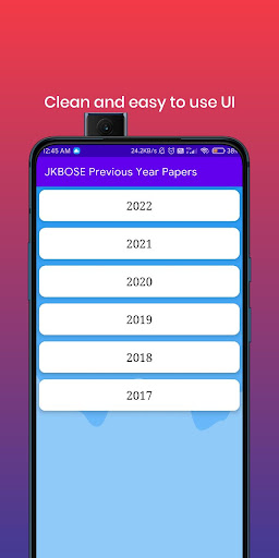 JKBOSE Previous Year Papers Screen 3