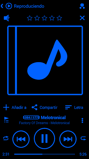 SKIN PLAYERPRO V3 NEON BLUE