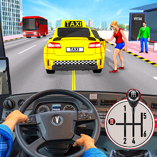 Taxi Car Parking: Taxi Games 1.2.2 screenshots 1