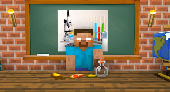 Monster School para Minecraft PE MOD APK v3.01 (dinheiro ilimitado) – Atualizado Em 2023 2