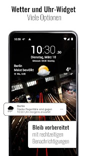 Transparent Clock & Wetter Pro Tangkapan layar