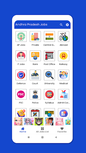Android application Andhra Pradesh Jobs screenshort