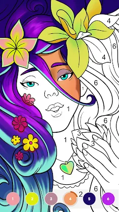 Paint by Number: Coloring Game - Screenshot 1