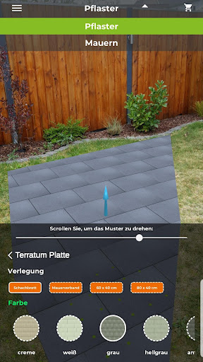 Android application AR Steinplaner screenshort