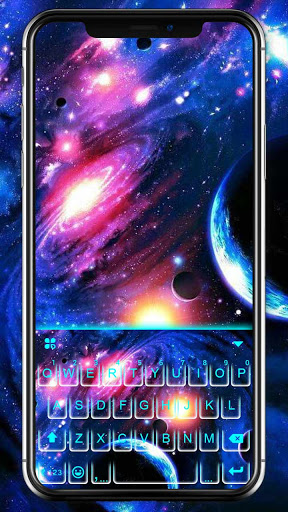 Galaxy 3D Parallax Keyboard Ba Screen 3