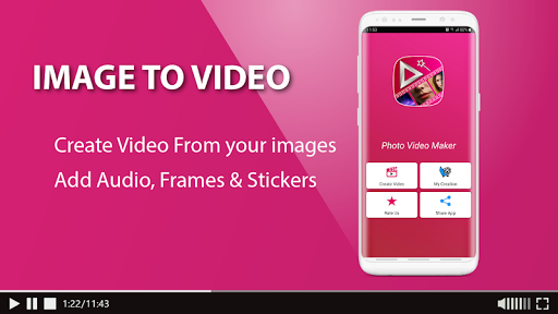 Android application Photo Video Editor Slideshow screenshort