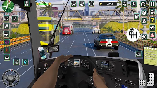 城市公車駕駛模擬器3d