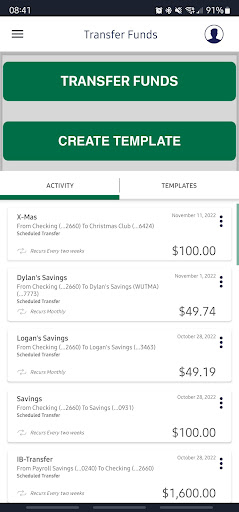 Paper City Savings Business Screen 3